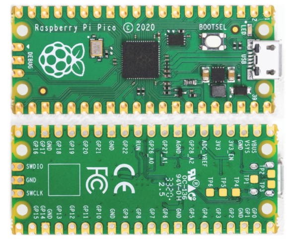 raspberry pi pico rp2040 arm cortex m0 2