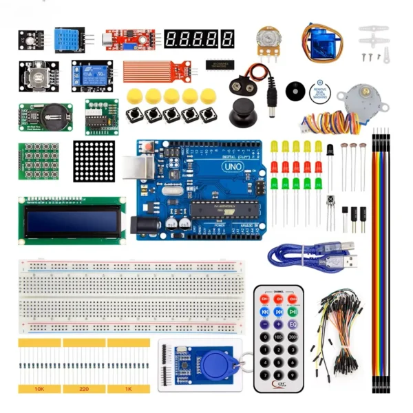 Kit De Inicio Compatible Para Arduino Uno Learning Suite - Imagen 2